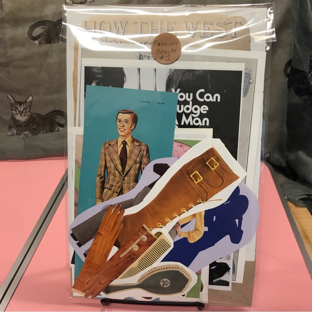 3/$15!! Ephemera scrap pack- fashion & beauty #1